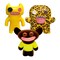 Fuggler 2.5 Inch Figure 3-Pack | Dark Yellow, Leopard Print, Black/Yellow